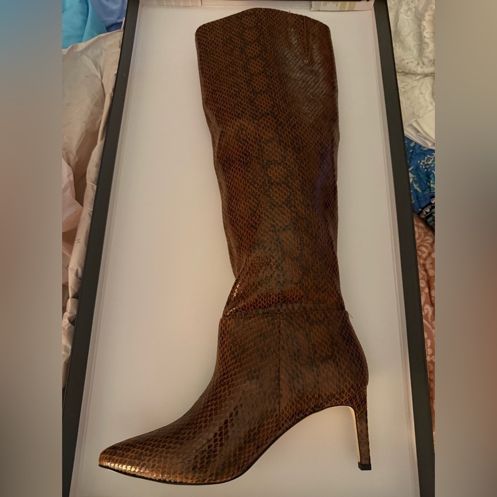 BCBGeneration Marlo Snake Print Boots